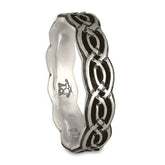 Borderless Laura Wedding Ring in Sterling Silver